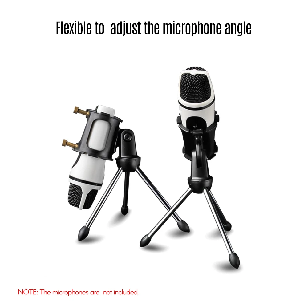 Настольный мини штатив для микрофона с амортизирующим креплением держатель поп