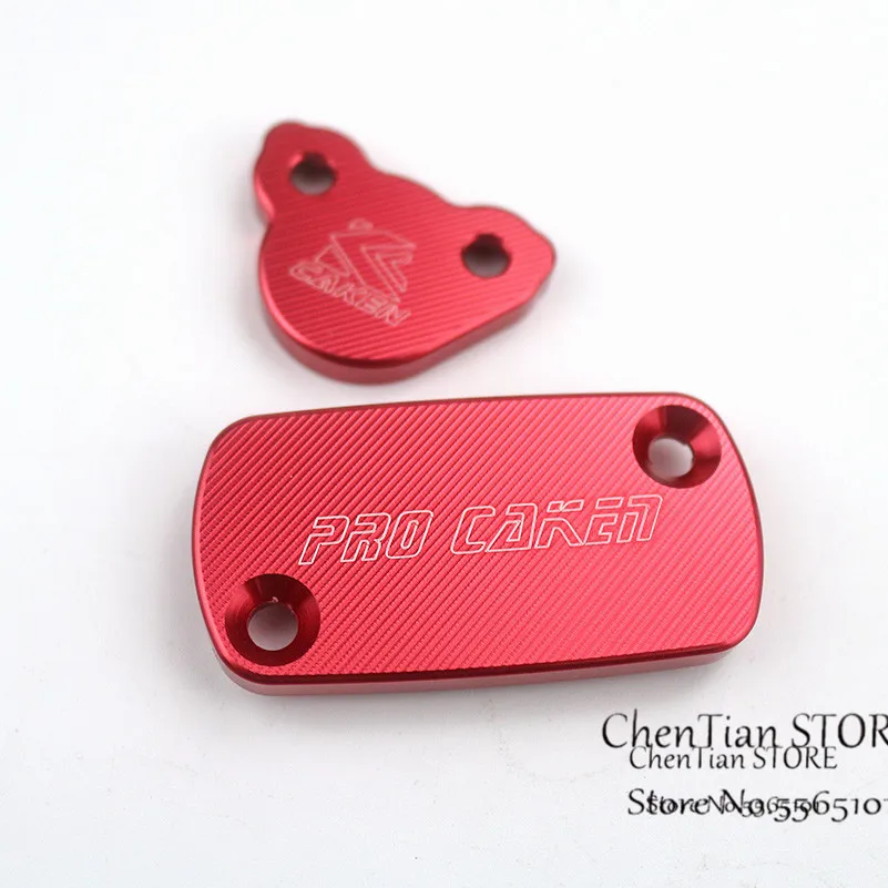 

Motorcycle CNC Front Rear Brake Reservoir Fluid Cover For HONDA CRF150R CR125R CR250R CRF250R CRF250X CRF450R CRF450X Dirt Bike