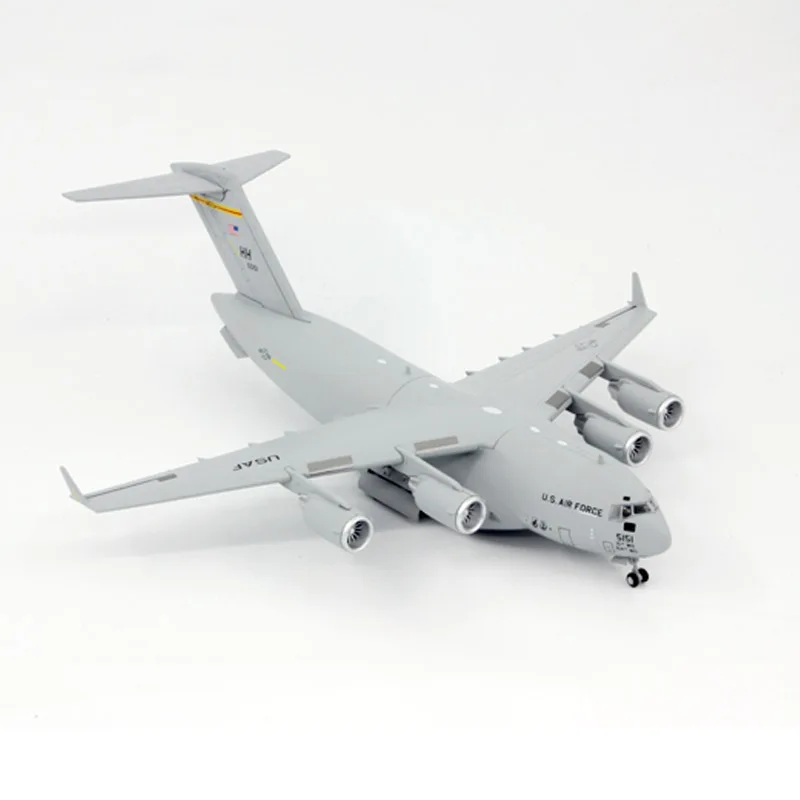 1/200 самолет модель самолета Канада USAF C-17 Globemaster III Тактический военный транспорт самолет литой металлический самолет модель