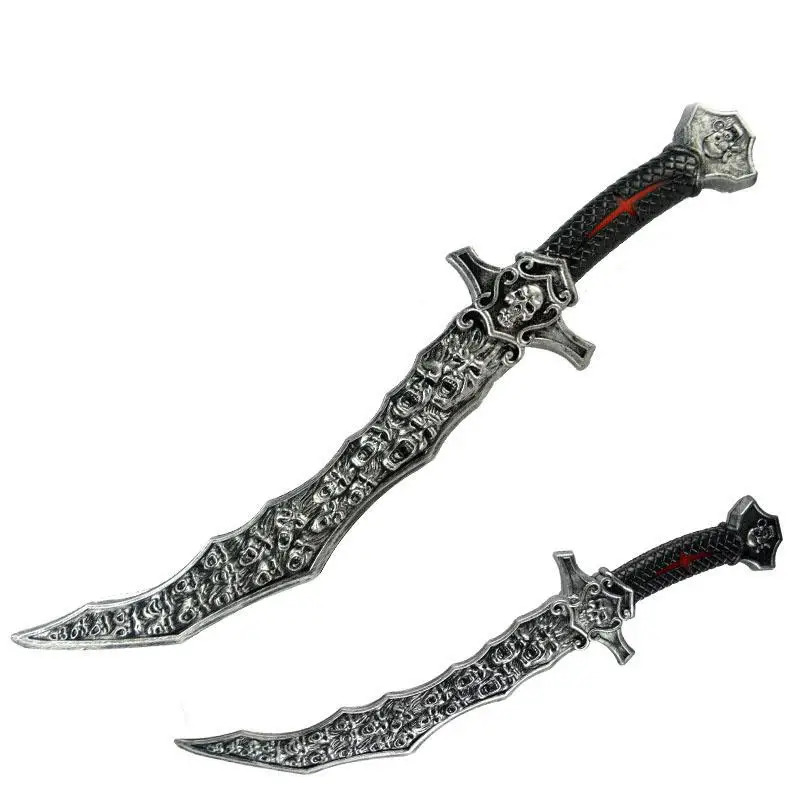 

Halloween Makeup Party Simulation Props Cos Pirate Weapon Skeleton Pirate Sword Snake Body Sword Toy Sword Weapon