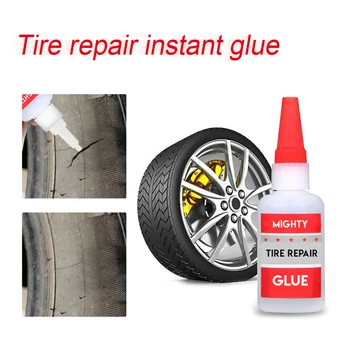 

30ml Mighty Glue Rapid Fix Fast Adhesive Stronger Super Glue Tyre Puncture Sealant Glue Bike Car Tire Repair Patch For Wood Cera