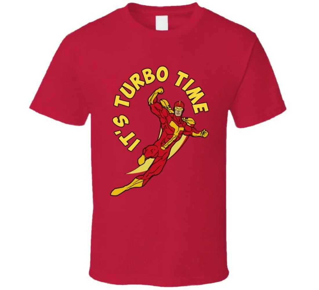It's Turbo Time Man Jingle All The Way Christmas Movie Toy Action Figure T Streetwear Tops T-Shirt |