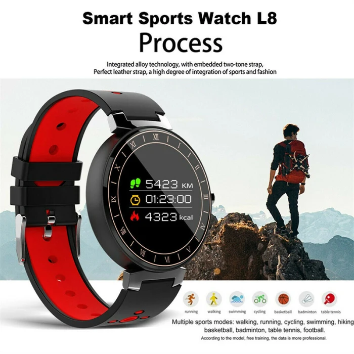 Новые 0.95In TFT Bluetooth Смарт часы кровяное давление монитор сердечного ритма спортивные часы