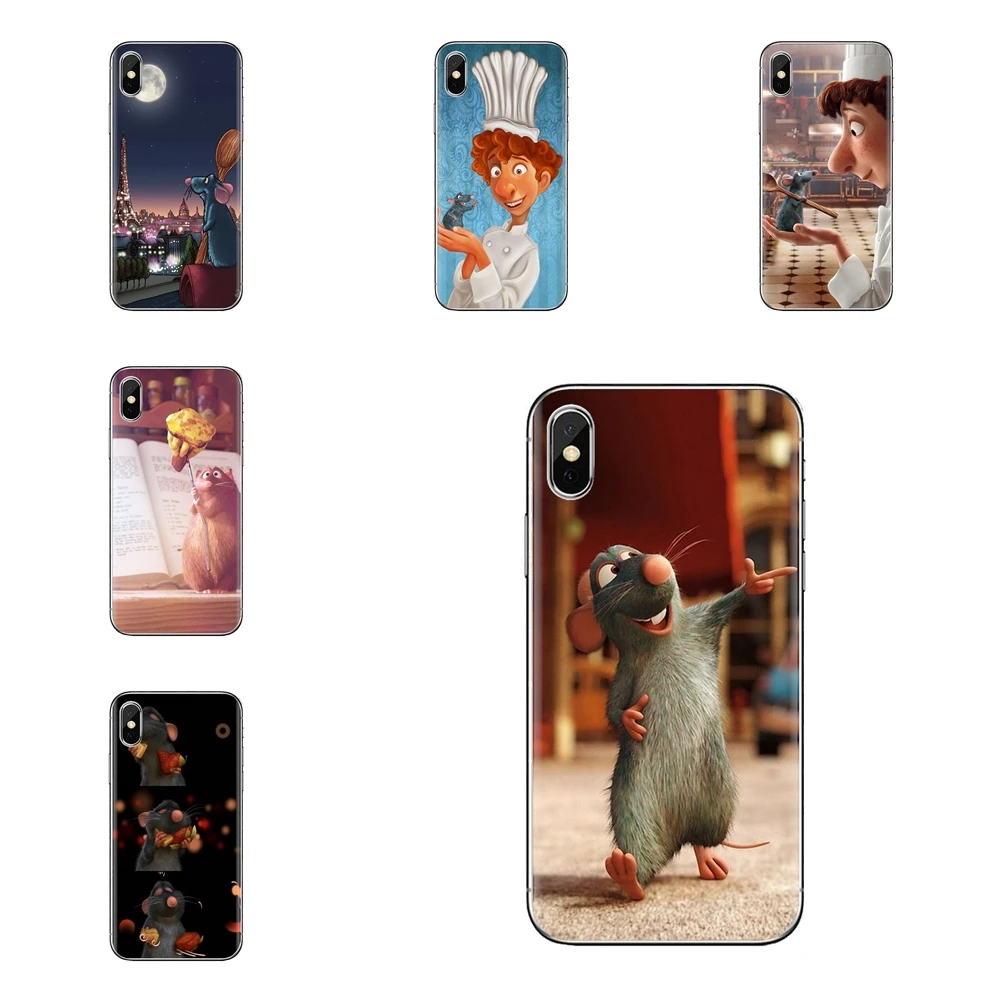 Чехол из ТПУ для iPhone XS Max XR X 4 4s 5 5S 5C SE 6 6S 7 8 Plus samsung Galaxy J1 J3 J5 J7 A3 A5 raatouille фильм 2007 |