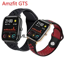 Силиконовый ремешок для Huami Amazfit GTS ремешок для часов 20 мм спортивный ремень для Amazfit GTR 42 мм/bip браслет