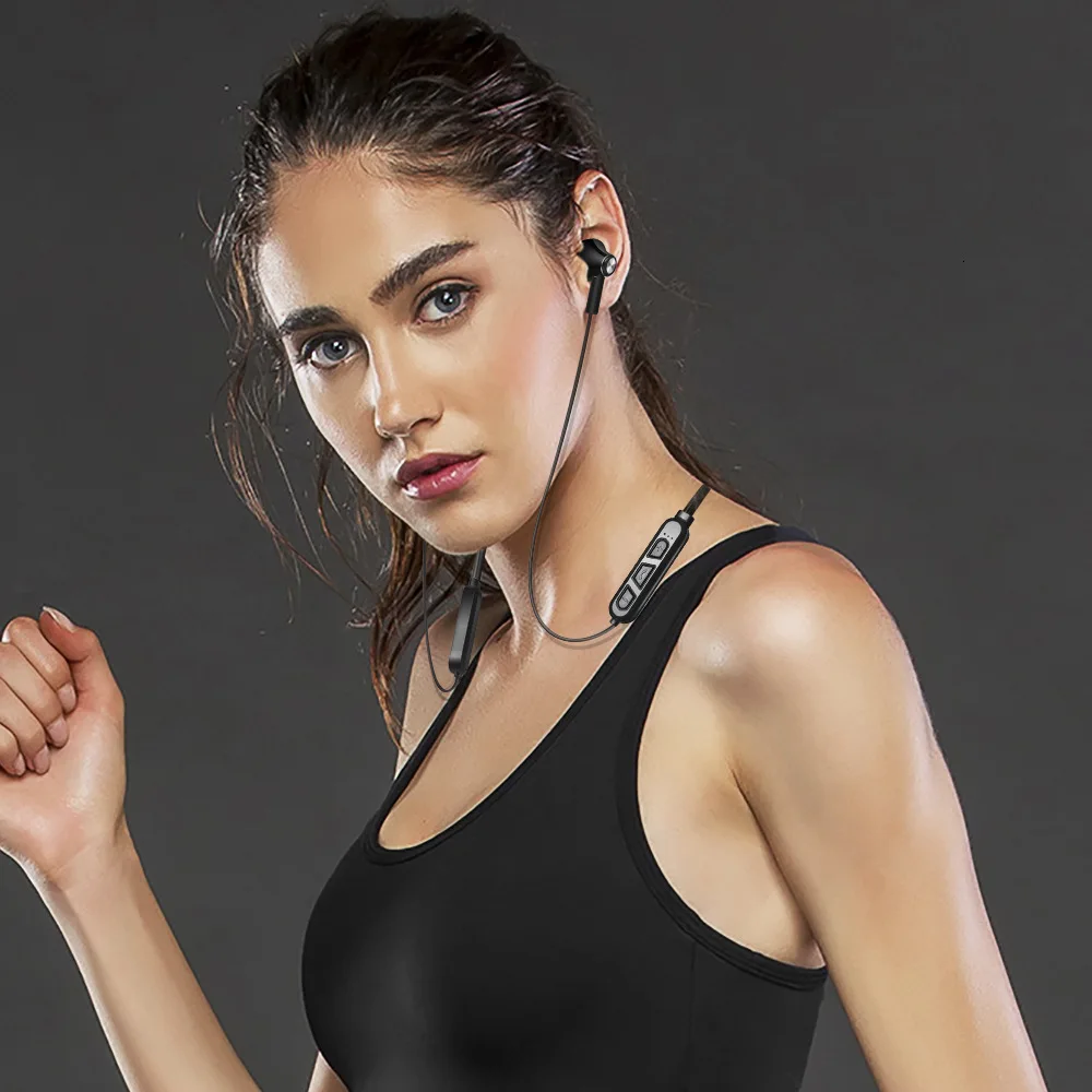 2019 Active Noise Cancelling Sports Bluetooth Wireless Headset Earphone Cordless Headphones For Iphone Bluethooth Earphones  6