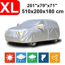 510x200x180 универсальные водонепроницаемые автомобильные чехлы для внедорожников 190T защита от пыли, дождя, снега и УФ-излучения для Toyota Land Cruiser Tour Ford Explorer