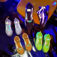 Colorful Luminous Sneakers Men Shoes 2021 Hot New Cushioning Breathable Running Sport Shoes Men Athletic Support Drop-shipping