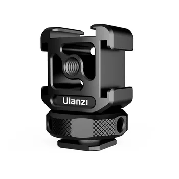 

Ulanzi PT-12 Triple Hot Shoes and Cold Shoes Mount DSLR Mirroeless Camera Sports Action Camera Microphone Extension Mount