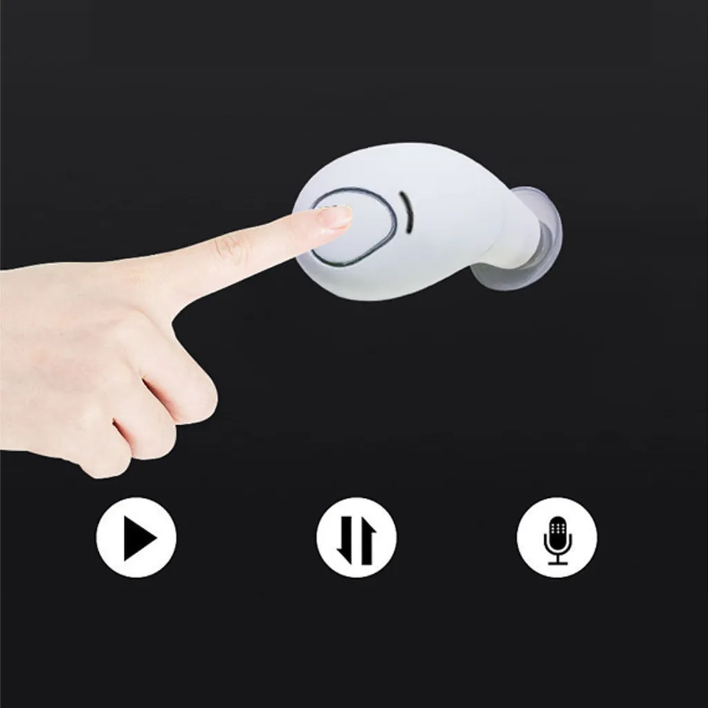Мини беспроводные Bluetooth наушники, спортивные наушники с микрофоном, гарнитура, наушники, беспроводные наушники# E30