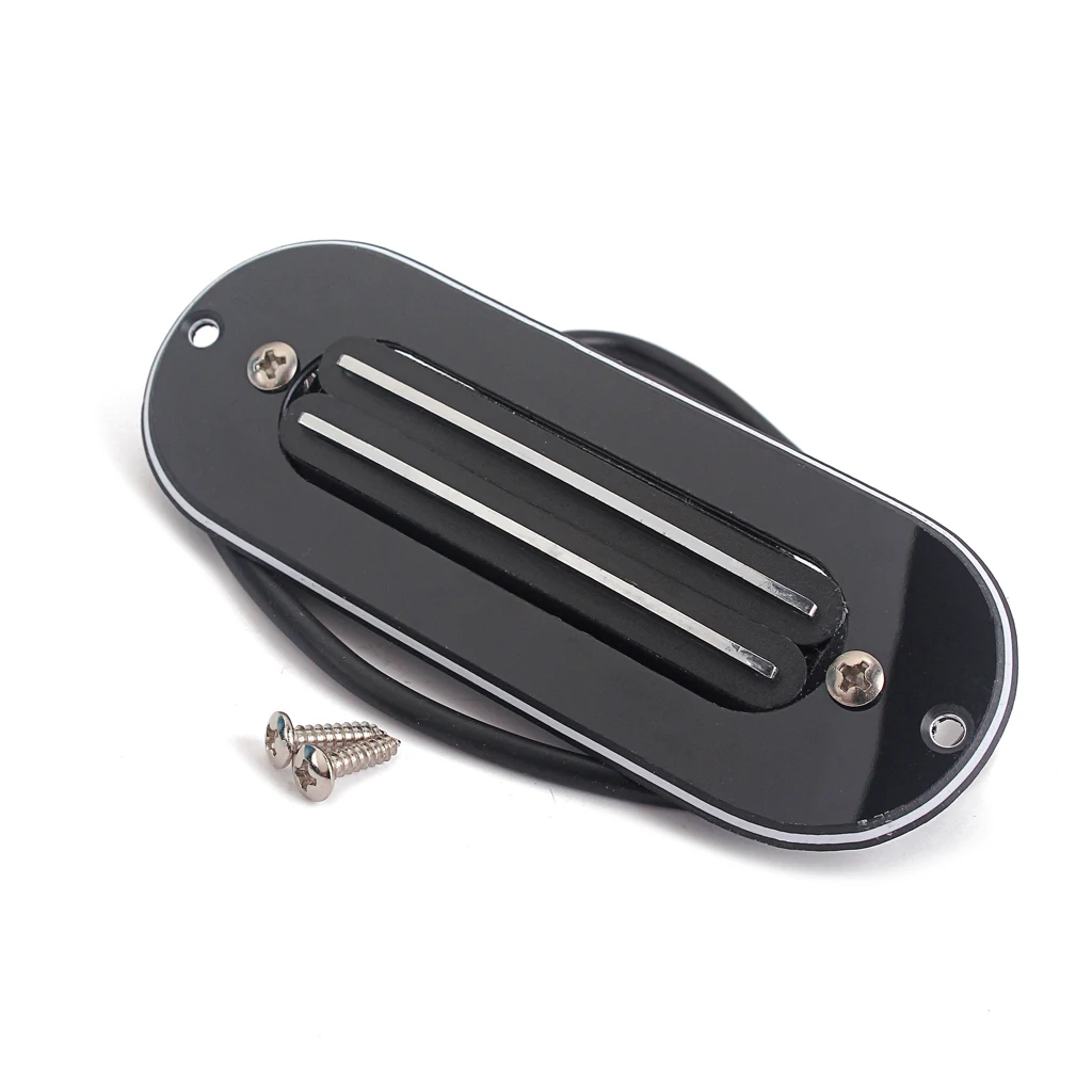 Dual Rail Humbucker Pickup and Screws for Acoustic Electric Cigar Box Guitar