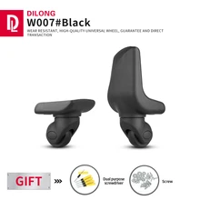 

DILONG W007 Accessories Universal wheels trolley luggage replacement wheels suitcase high-quality repair 1 pair rollers