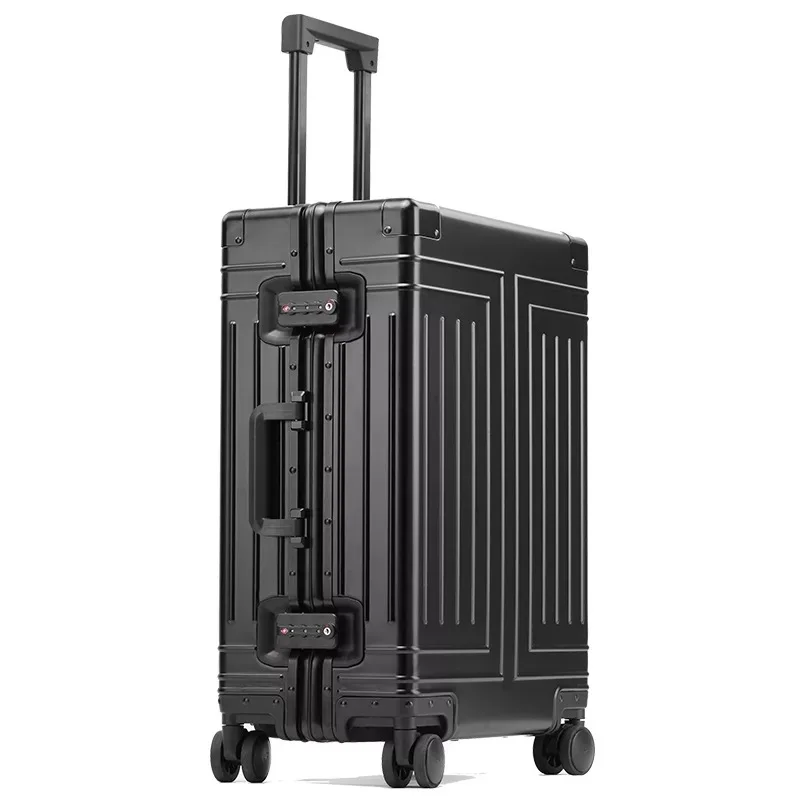 Aluminum Travel Luggage 20/24/26/29 inch Carry On Trolley Suitcase Luxury Boarding Rolling Luggage rolling luggage trolley