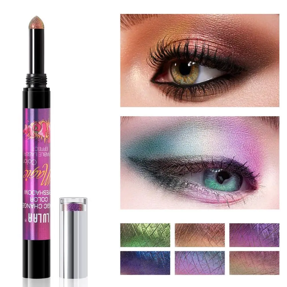 6 Colors Eyebrow Pencil Air Cushion Eyeshadow Stick Subvert The Tradition Beauty Nail Pen Dual-use Glitter Powder |