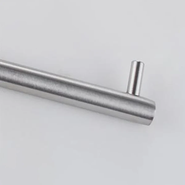 Single Towel Bar Holder Stainless Steel Roll Paper Holder Rack Bracket Wall Mounted Towel Hanger Toilet Bathroom Hardware Roun