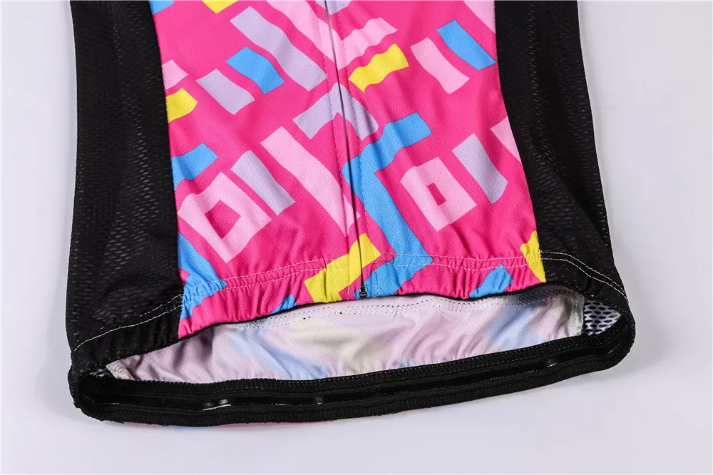 Женский комплект для велоспорта Ropa Ciclismo велосипед короткий рукав Джерси нагрудник шорты для девочек Спортивная одежда для велосипеда Костюм Форма цикл дизайн