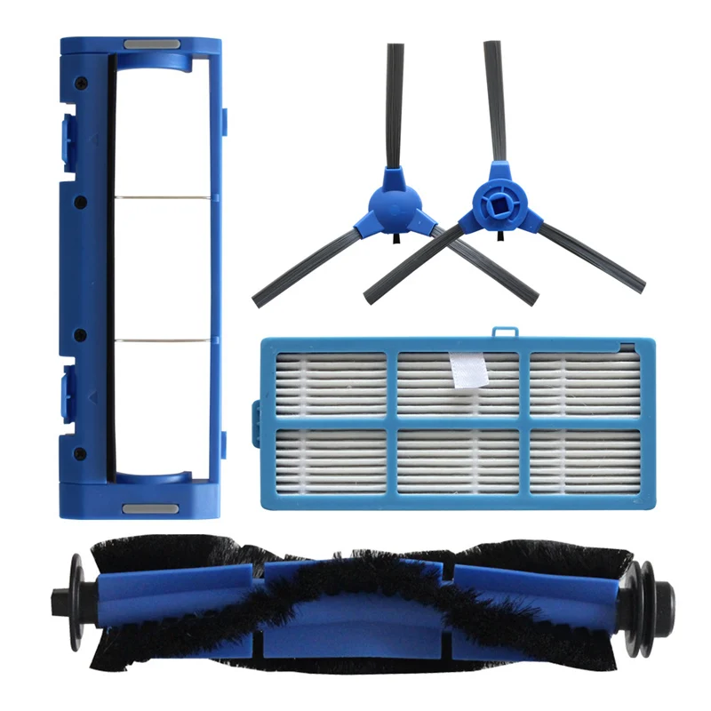 Accessory Kit For Proscenic 850T With 2 Main Brush 4 Hepa Filter 6 Zijborstels 4 Dweildoeken