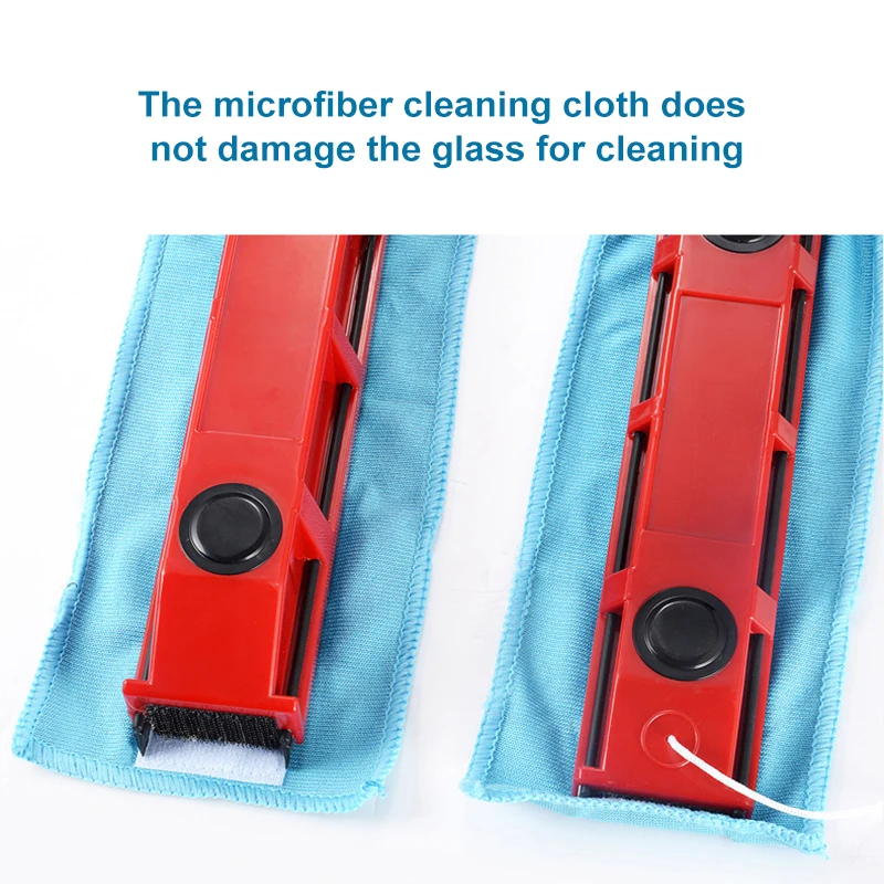 Double-sided Manual Window Cleaner Powerful Magnetic Window Cleaner High-rise Shower Screen Brush Portable Glass Cleaner - Famidy.com