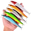 1 Uds 14cm 22,7g Topwater wobbler 3D ojos de pesca señuelo Minnow cebo duro 3 ganchos de pesca Crankbait Pesca flotante abordar ► Foto 2/6