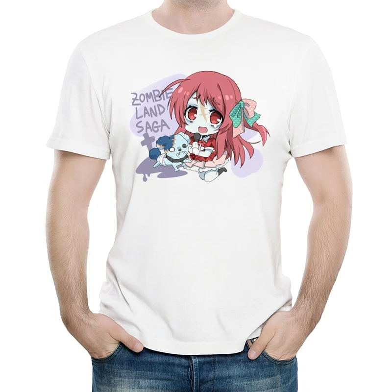 Футболка ZOMBIE LAND SAGA модная мужская футболка с логотипом ZOMBIE LAND SAGA футболки унисекс футболка аниме