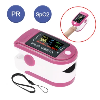 

oximetro de dedo finger heart rate monitor Pulse Oximeter OLED Display Blood Oxygen Saturation SpO2 Measurement Meter & Lanyard