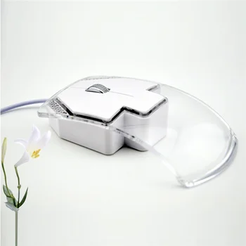 

Transparent 2.4GHz Wireless Mouse Colorful LED Luminous Optical Mouse Portable Laptop Desktop Mice for Home Office