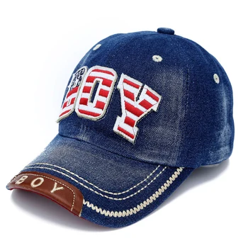 

Baby Baseball Caps kids Snapback Hip Hop Cap Boys Girls Summer Sun Hats enfants Letter denim Hat