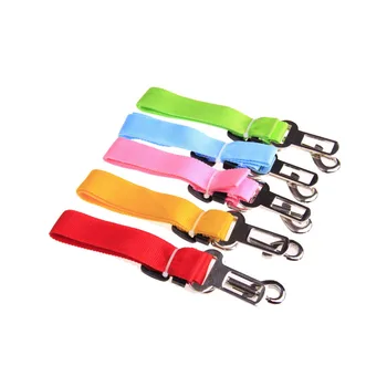 

25PCS / LOT Pet Car Safety Belt Dog Leash Adjustable Seat Belt Pet Seat Vehicle Harness Pet Accessories