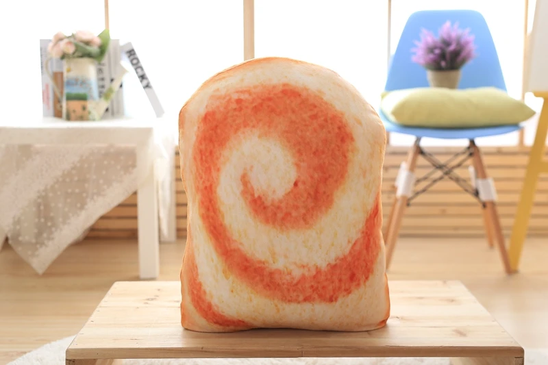 Circle bread 1 шт. плюшевая подушка в виде еды, игрушки для детей, Детские Игрушки для маленьких мальчиков, мягкие, большие, милые, настоящая жизнь, пищевая форма, подарок на день рождения для девочек - Цвет: Circle bread