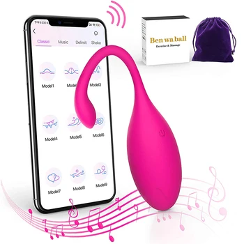 APP Vibrators Wireless Remote Control Vibrating Egg Vaginal Ball G Spot Clitoris Stimulator Vagina Kegel Ball Vibrators Sex Toys