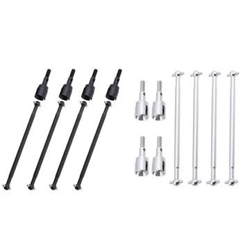 

08029 Dogbones 89.5mm & Stub Wheel Axle 02033 Drive Shaft for 1/10 Redcat HSP Exceed RC Car Truck Replacement Black