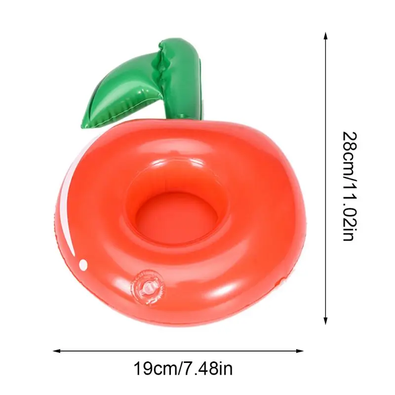 Милый держатель для бутылки с напитками, подстаканник с вишенками, детская пляжная игрушка, Плавающий надувной подстаканник
