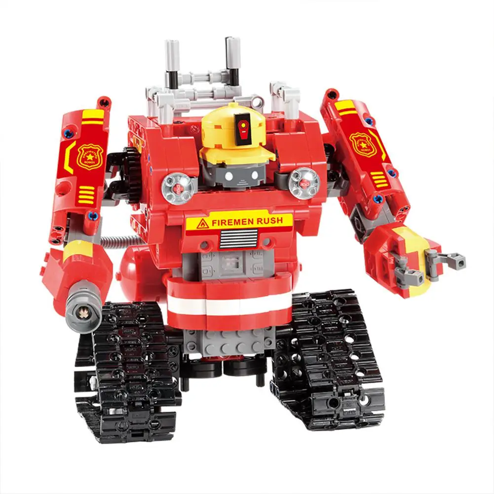 

None Remote Control Deformation Robot Interpid Finley Building Blocks Toy