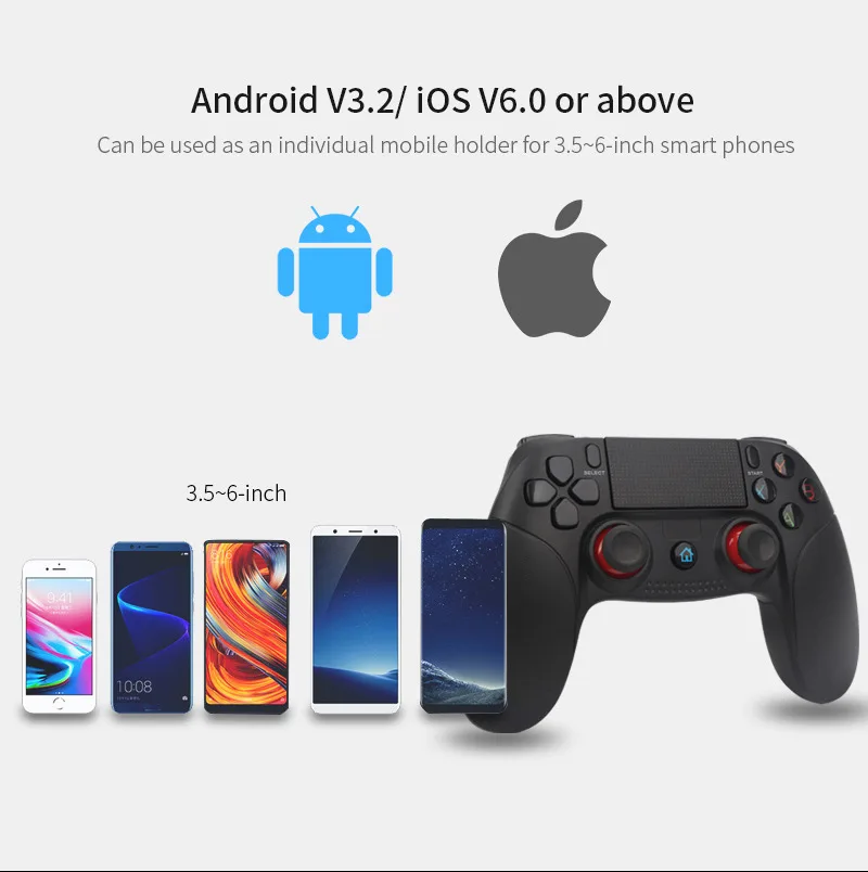Беспроводной джойстик для смартфона геймпад Android Контролер Bluetooth управление для IOS и Android приставка для телевизора с поддержкой