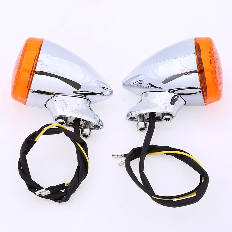 4 шт./Лот хромированные поворотники для мотоциклов|turn signal|turn signal lightlamp lamp |