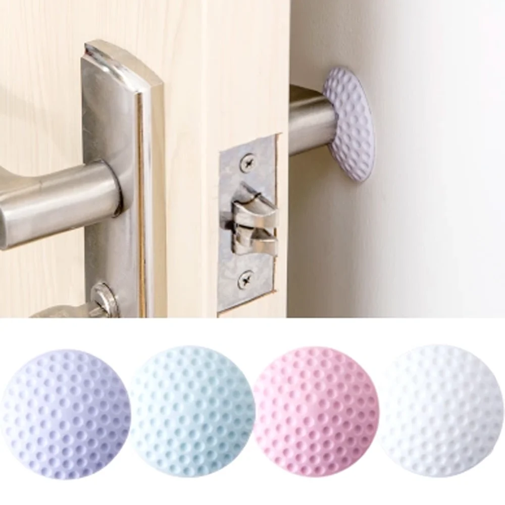 

1PC Useful Table Door Doorknob Back Wall Protector Savor Shockproof Crash Pad L*5