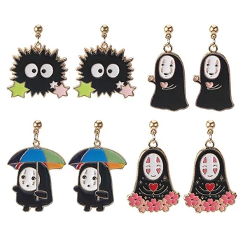 

Anime Spirited Away Ghost Earrings Fashion Creative Personality Alloy Stud Earrings Earrings Jewelry Gifts