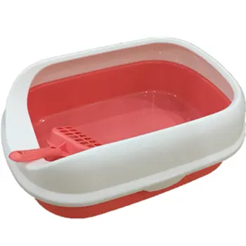 

Portable Clean Cat Litter Box Training Bedpans Open Top Cat Sand Litter Box Cat Toilet Trainer For Pets Supplies