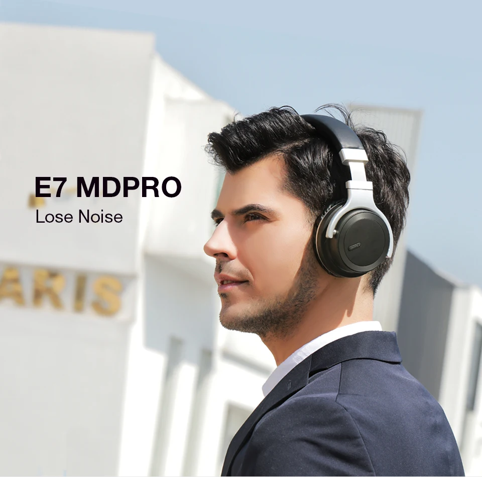 Meidong E7MDPRO WirelessHeadphones Bluetooth активные Шум шумоподавления наушники с микрофоном для