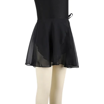 

Adult Children Comfortable Lacing Chiffon Skirt Ballet Dance Wrap Skirt With Tie Waist Kids Veil Skirts Tulle Tutus