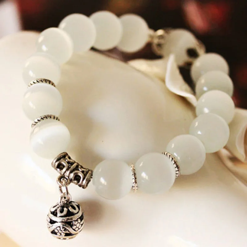 

Ms Stone bracelet beaded hand string ethnic style retro bell bracelet creative bracelet ethnic style