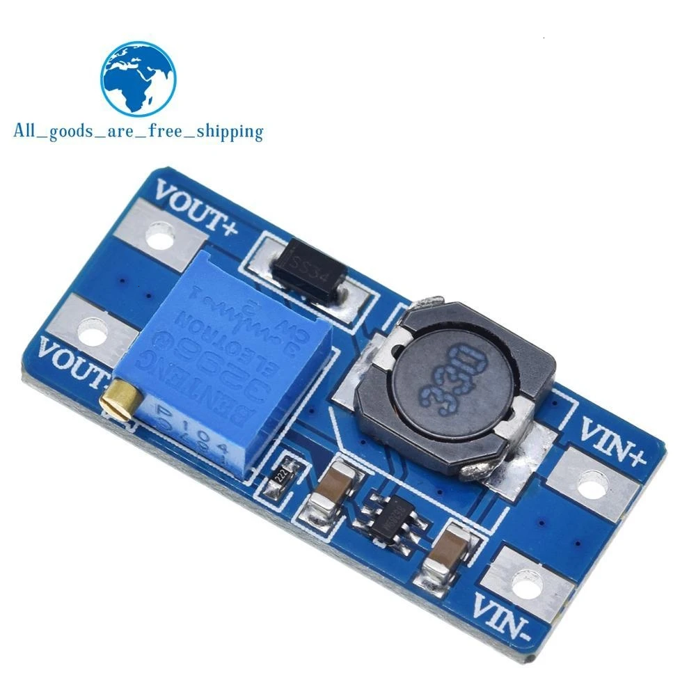 MT3608 Type-c/Micro USB 5V 1A 18650 TP4056 модуль зарядного устройства литиевой батареи зарядная плата с защитой двойные функции 1A li-ion - Цвет: MT3608