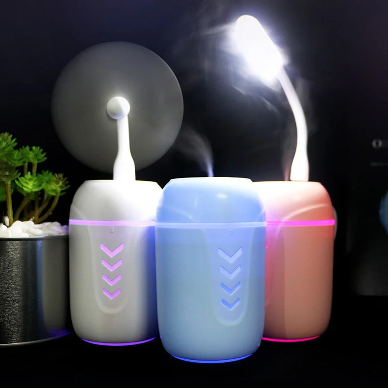 BRELONG usb автомобильный очиститель воздуха Многофункциональный счетчик воды вентилятор ночной Светильник три в одном стрелка увлажнитель воздуха