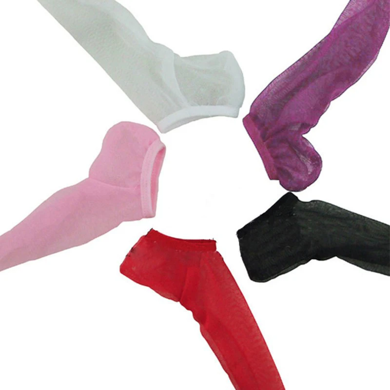 Male Underwear Penis Stockings Pouch Sleeve Man Underwear Thong Sexy Men Cock Sock Thin Mesh Sheer Sheath