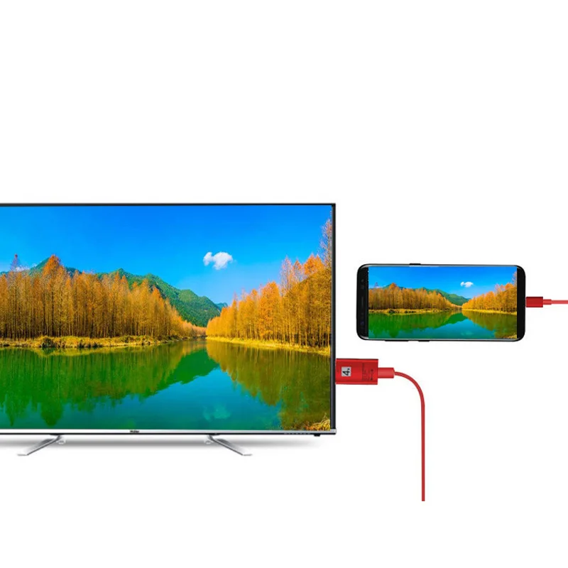 Адаптер 4K Type C для HDTV подключение к телевизору видео конвертер Macbook Samsung S20 S10 Huawei P30