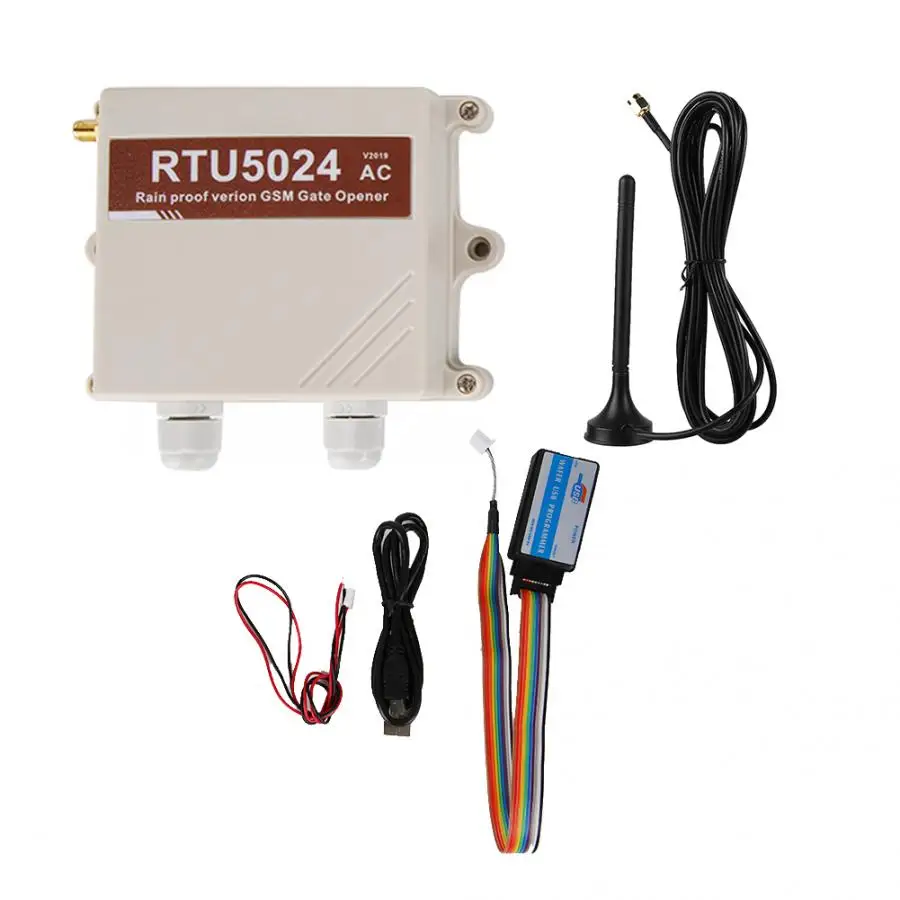RTU5024 V2019 водонепроницаемый GSM пульт дистанционного управления Входная дверь Сигнализация доступа 100-240 В