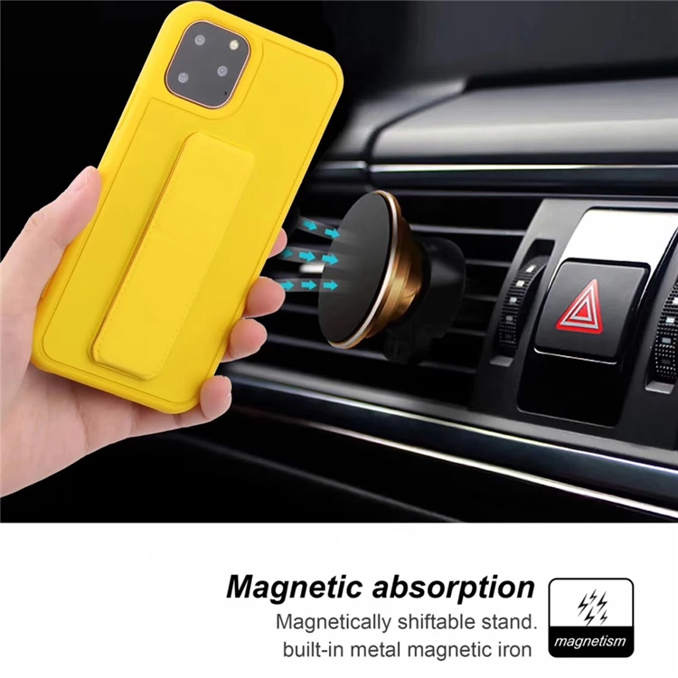 Цветной яркий однотонный чехол для телефона с защитой от падения для iphone 11 pro MAX XS Max X XR 8 7 6 Plus, мягкий чехол с магнитными присосками
