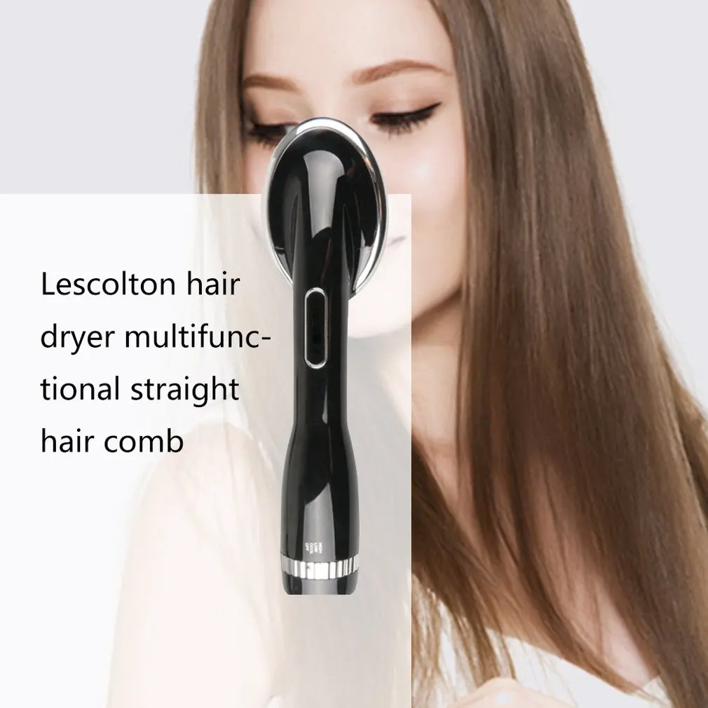 Hair Dryer Multi-function Straight Hair Electric Comb Hair Dryer Quick-drying Pet Hot Air Comb Hairdressing Tools