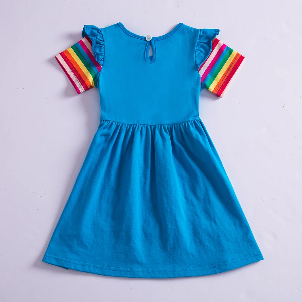 Girl short-sleeved Unicorn Dress