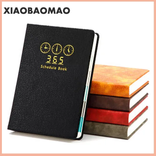 Повестки дня 2020 B6 A5 дневника из искусственной кожи блокнот в мягкой обложке 400